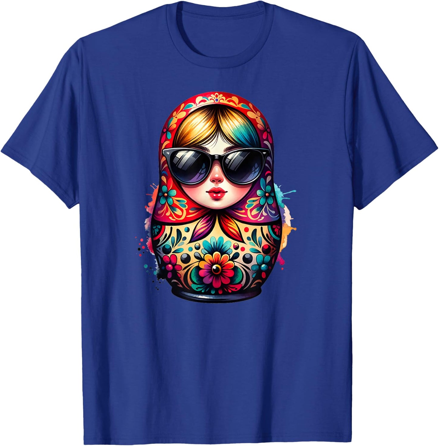 Russian Girl Matreshka Russia Russians Matryoshka T-Shirt - T-Shirt | Royal