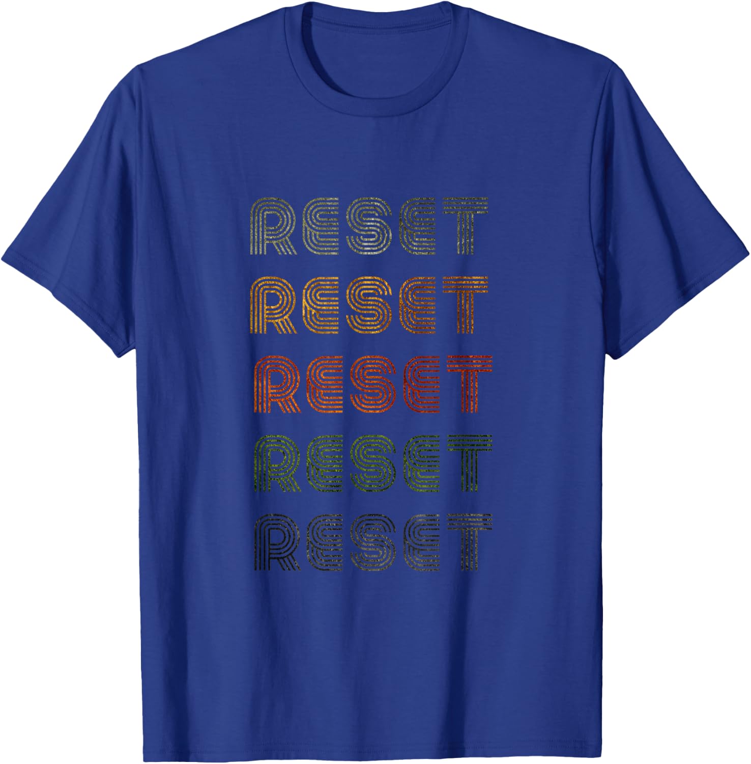 Love Heart Reset Grunge Vintage Style Black Reset T-Shirt - T-Shirt | Royal