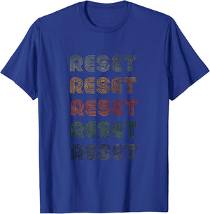 Love Heart Reset Grunge Vintage Style Black Reset T-Shirt - T-Shirt | Royal