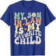 My Son In Law Is My Favorite Child Groovy Retro Vintage T-Shirt - T-Shirt | Royal