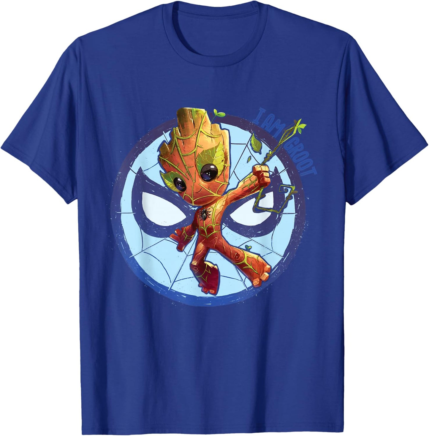 Marvel 85th Anniversary I Am Groot Spider-Man Impression T-Shirt - T-Shirt | Royal