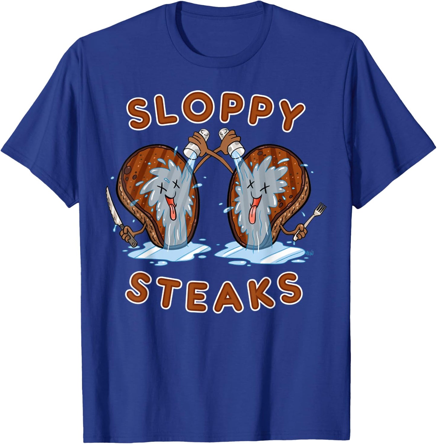 Vintage Sloppy Steaks I Think You Should Leave T-Shirt - T-Shirt | Royal