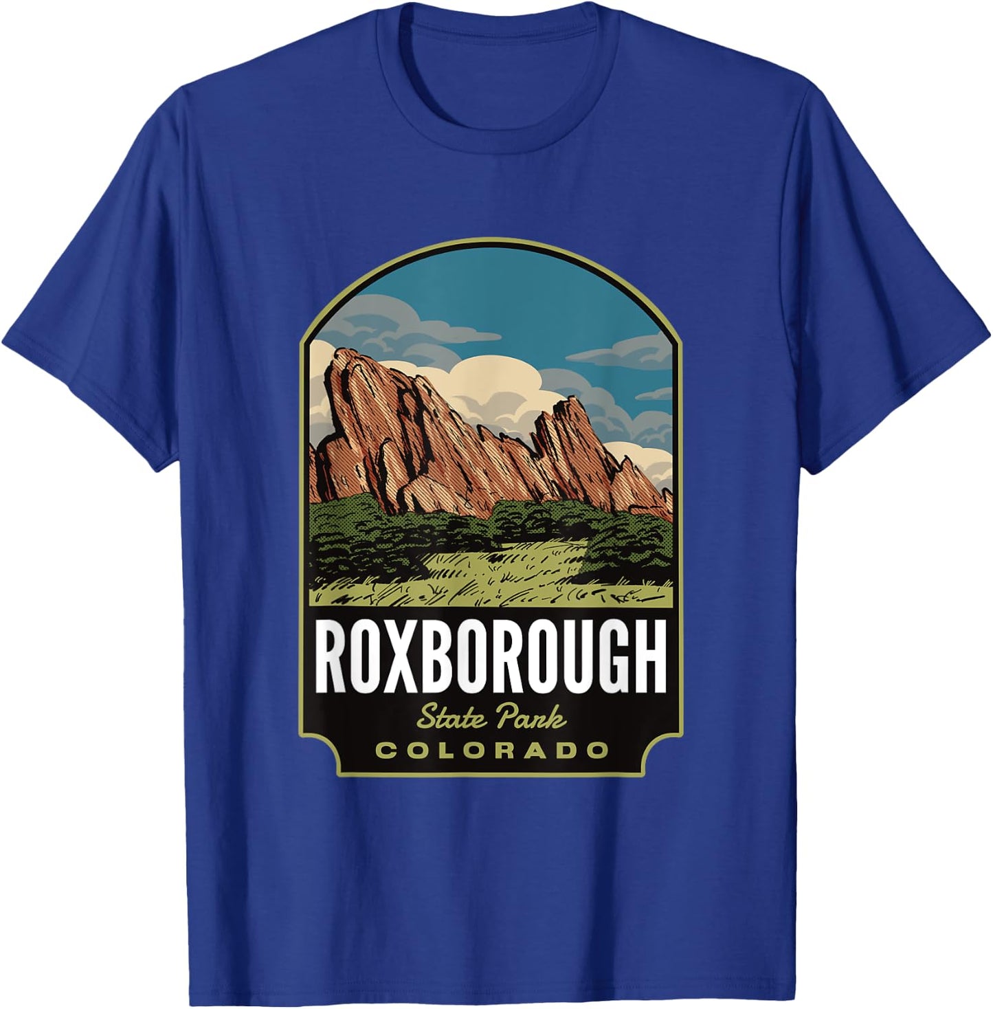 Roxborough State Park Colorado T-Shirt - T-Shirt | Royal