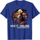 Suck it England George Washington 1776 4th of July On Back Men T-Shirt - T-Shirt | Royal
