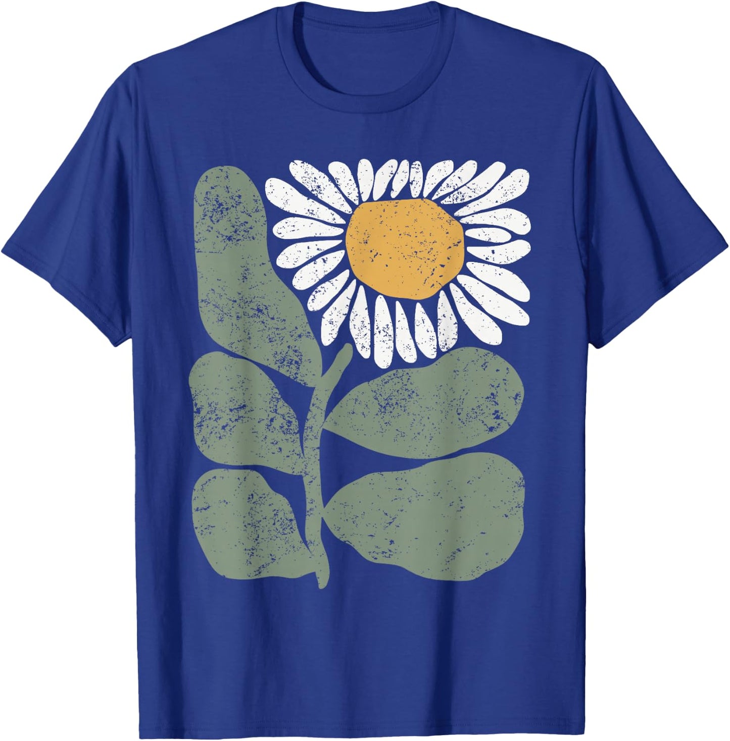 Vintage Boho Wildflower Retro Botanical Wildflower Gardener T-Shirt - T-Shirt | Royal
