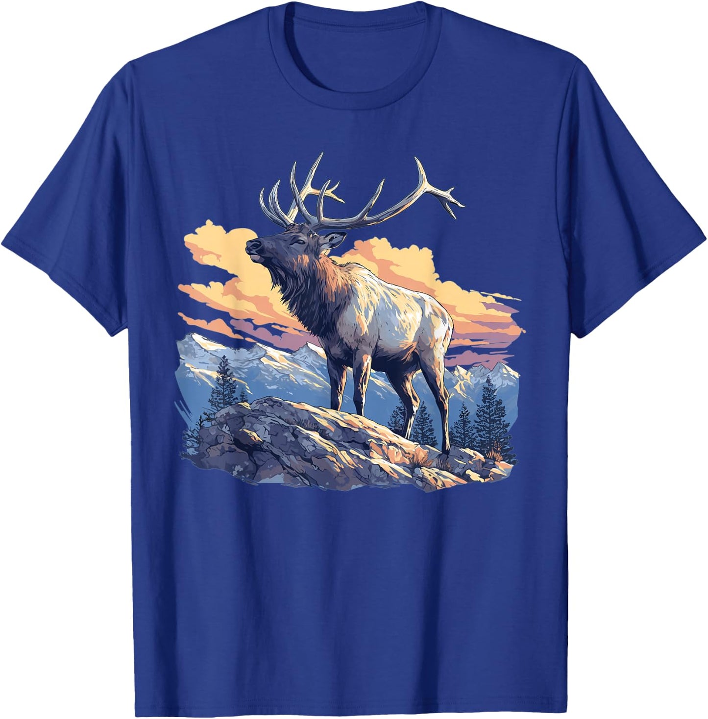 Elks Elk T-Shirt - T-Shirt | Royal