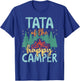 Tata of Happy Camper 1st Birthday Party Retro Tata T-Shirt - T-Shirt | Royal