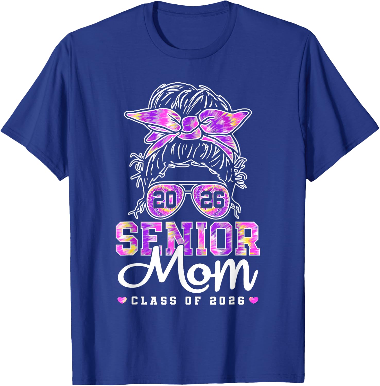 Senior Mom 2026 Mother Of Senior 2026 Class Of 2026 Mama T-Shirt - T-Shirt | Royal