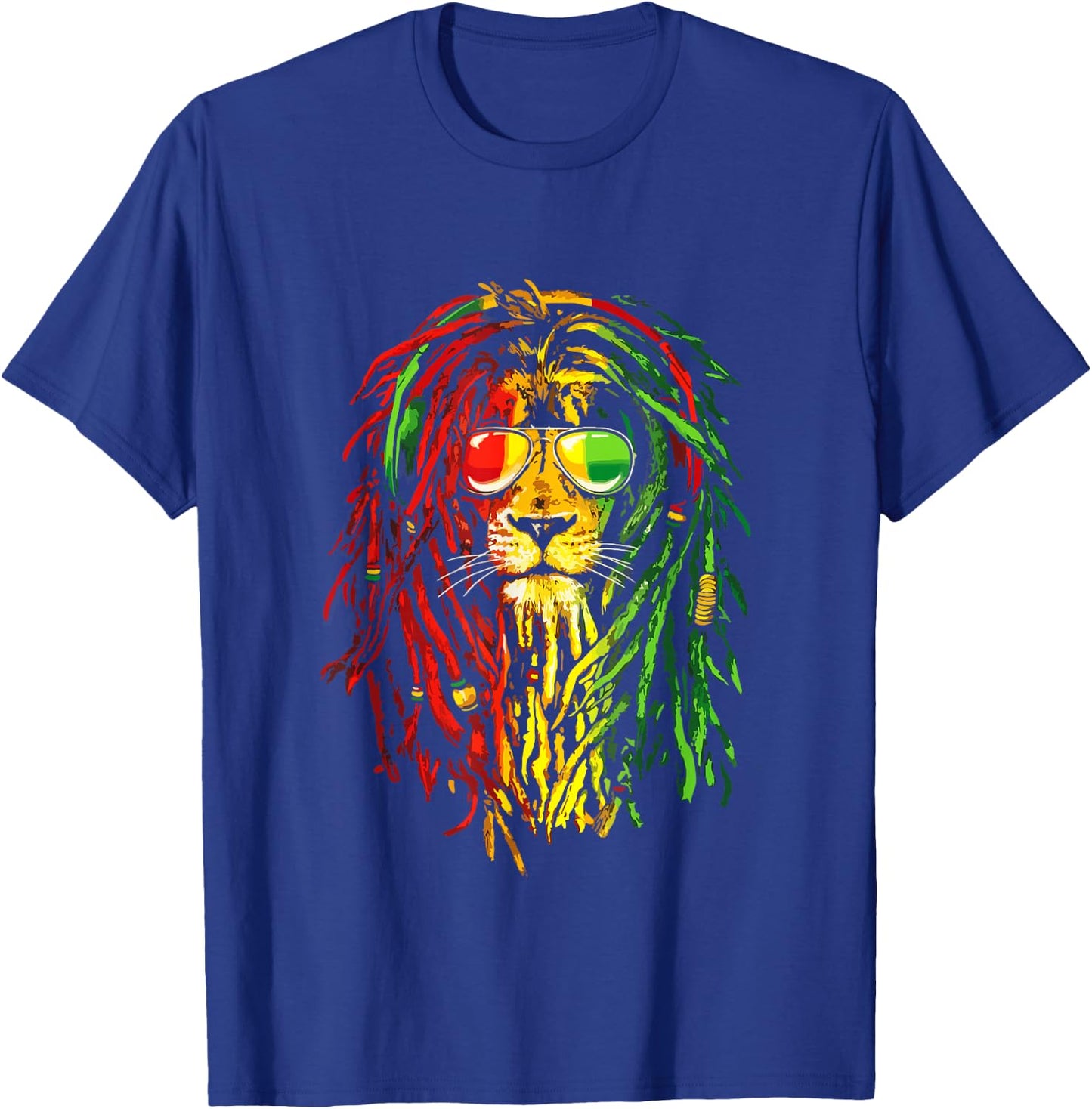 Reggae Music lovers , Jamaican royal lion T-Shirt - T-Shirt | Royal