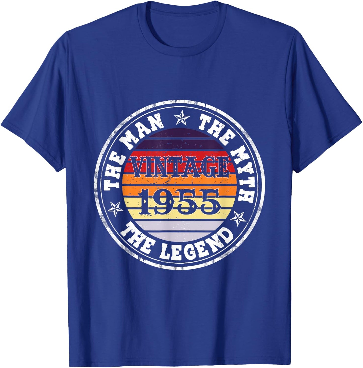 Man Myth Legend 1955 70th Birthday For 70 Years Old T-Shirt - T-Shirt | Royal
