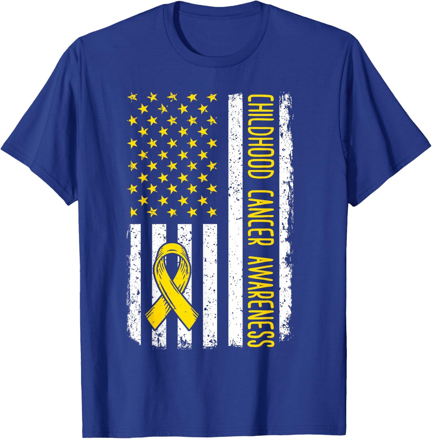 Childhood Cancer Awareness Shirt 2024 Childhood Cancer T-Shirt - T-Shirt | Royal