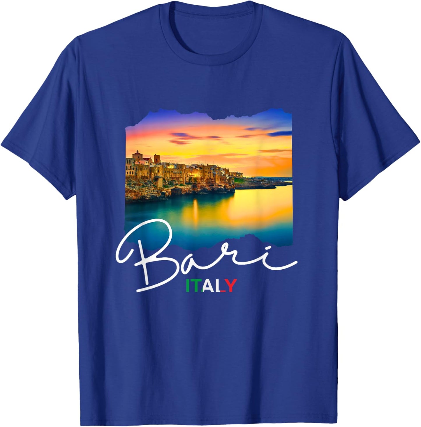Italy Bari Souvenir / Sunset in Bari Italy T-Shirt - T-Shirt | Royal