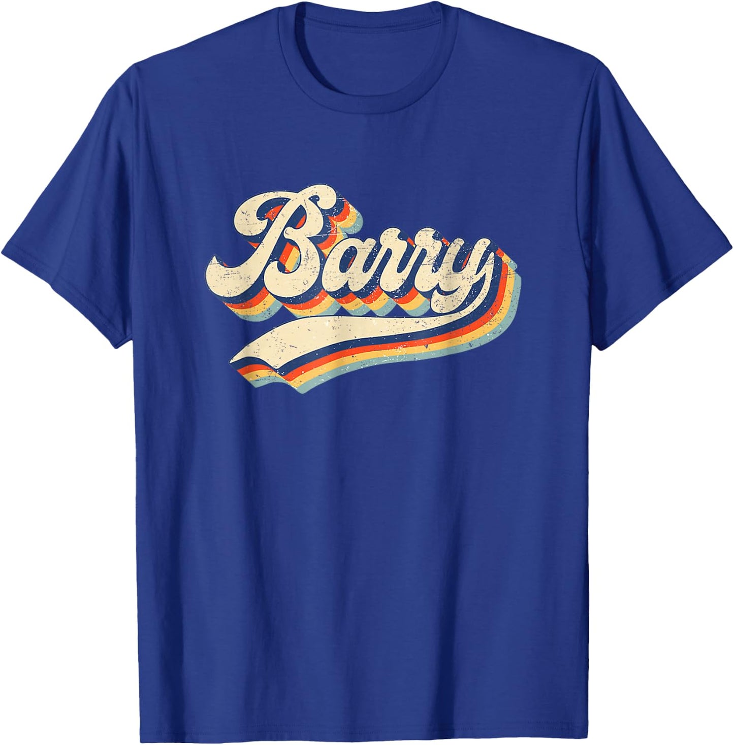 Funny Retro Vintage Barry First Name Barry T-Shirt - T-Shirt | Royal
