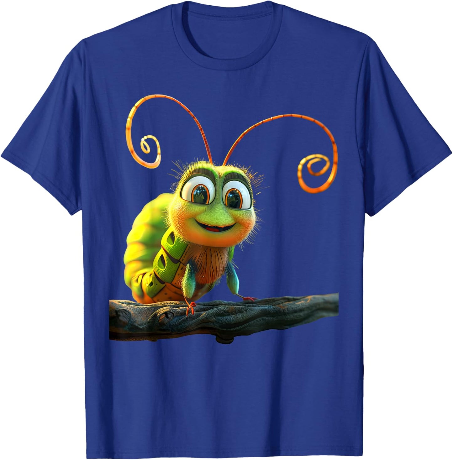 Caterpillar Funny Metamorphosis Cute Caterpillars T-Shirt - T-Shirt | Royal