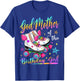 GodMother Of The Birthday Girl Rolling Skate Family Matching T-Shirt - T-Shirt | Royal
