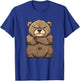 Grumpy Grizzly Bear T-Shirt - T-Shirt | Royal