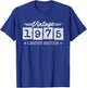 Vintage 1975 - 1975 Birthday Year - 1975 Limited Edition T-Shirt - T-Shirt | Royal