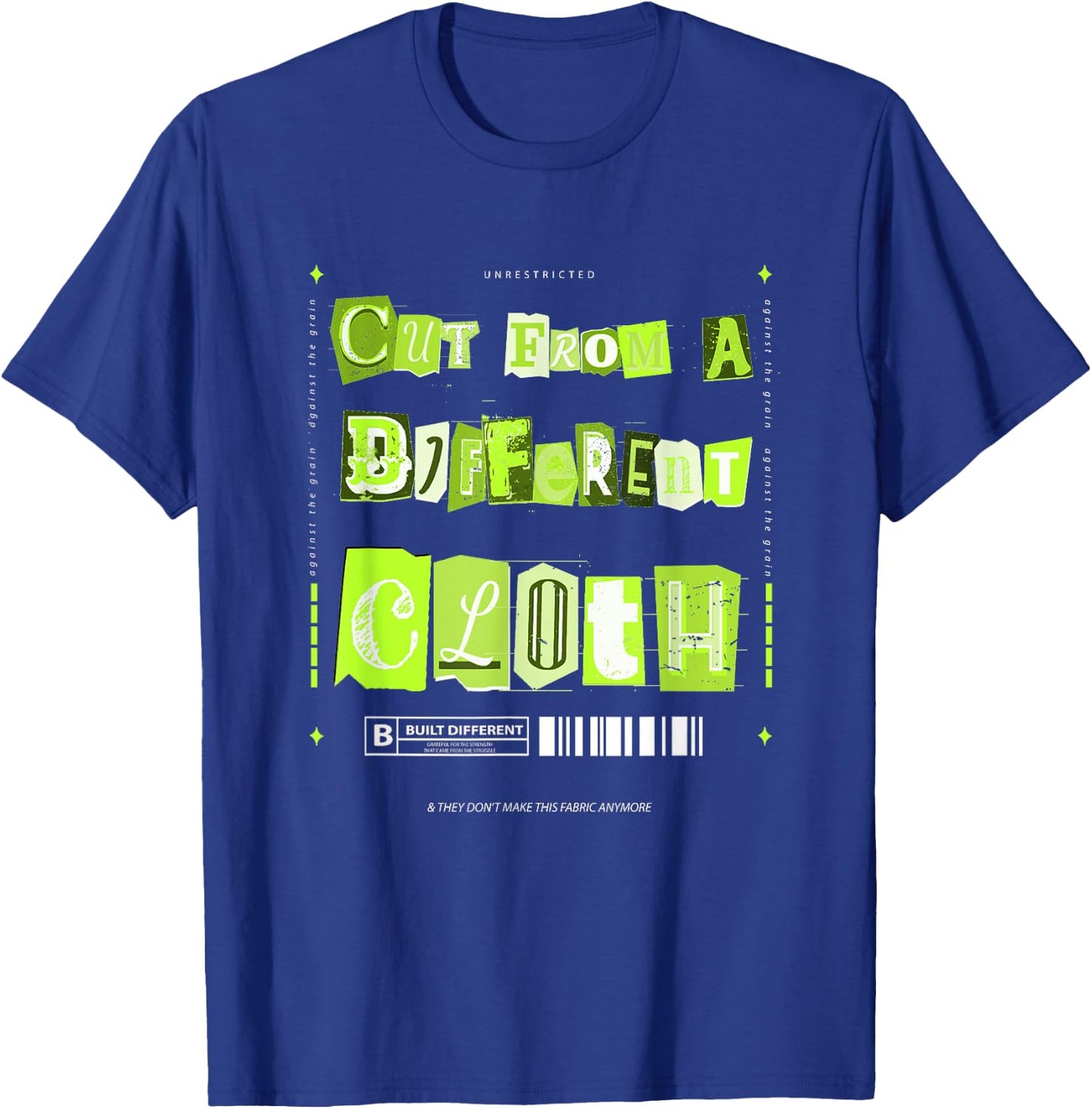 Green Cut From A Different Cloth Green T-Shirt - T-Shirt | Royal