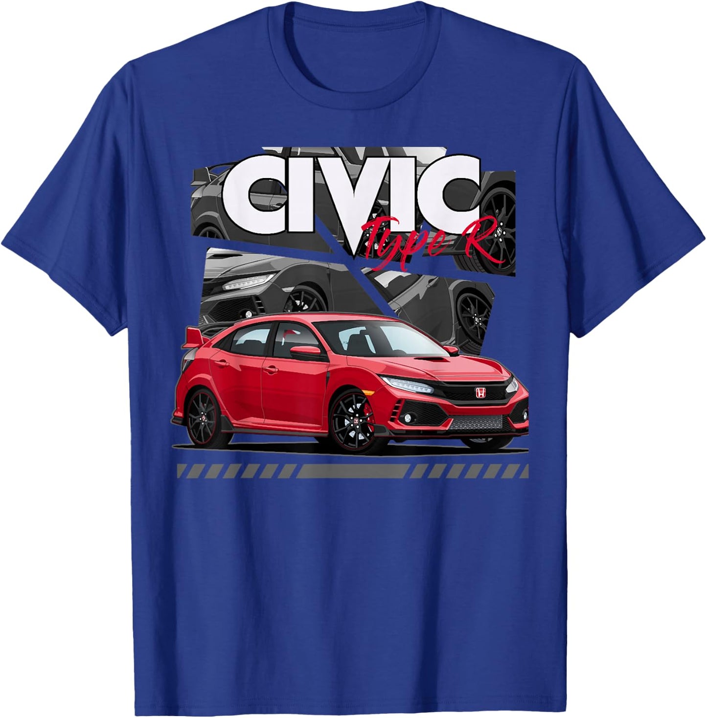 Civic Type R FK8 Japanese Car , Small, Black T-Shirt - T-Shirt | Royal