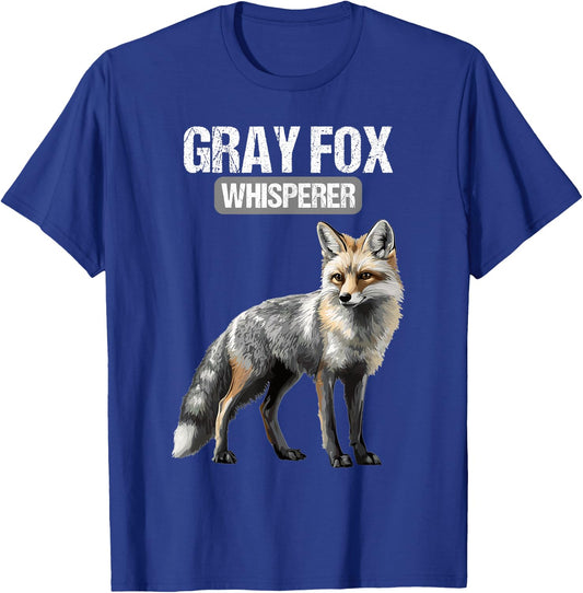 Gray Fox Whisperer. Gray Foxes Gray Fox T-Shirt - T-Shirt | Royal