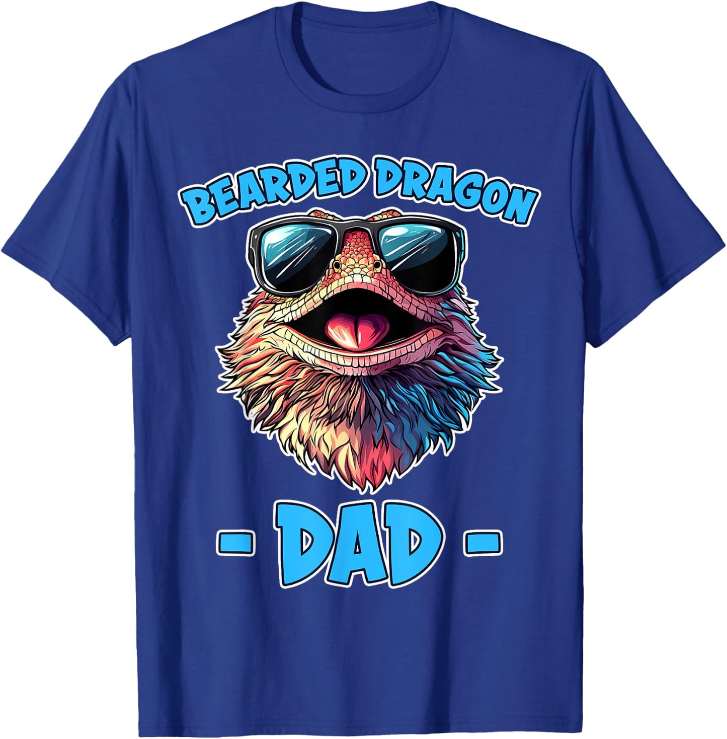 Bearded Dragon Dad Cute Bearded Dragon T-Shirt - T-Shirt | Royal
