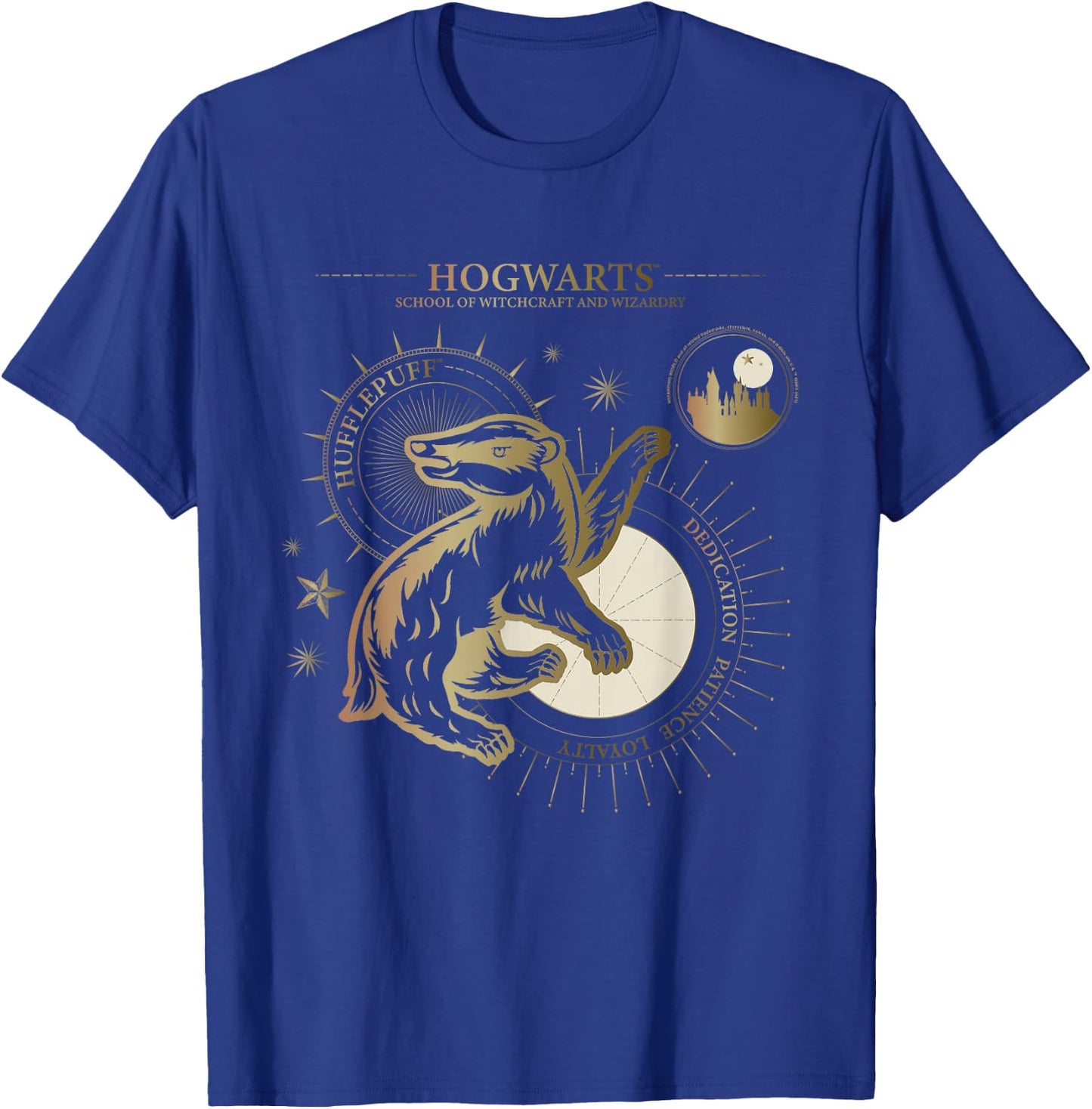 Harry Potter Dedication, Patience, Loyalty, Hufflepuff T-Shirt - T-Shirt | Royal