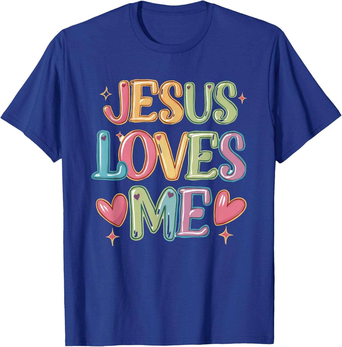 Jesus Loves Me! Christian Kids back to school T-Shirt - T-Shirt | Royal