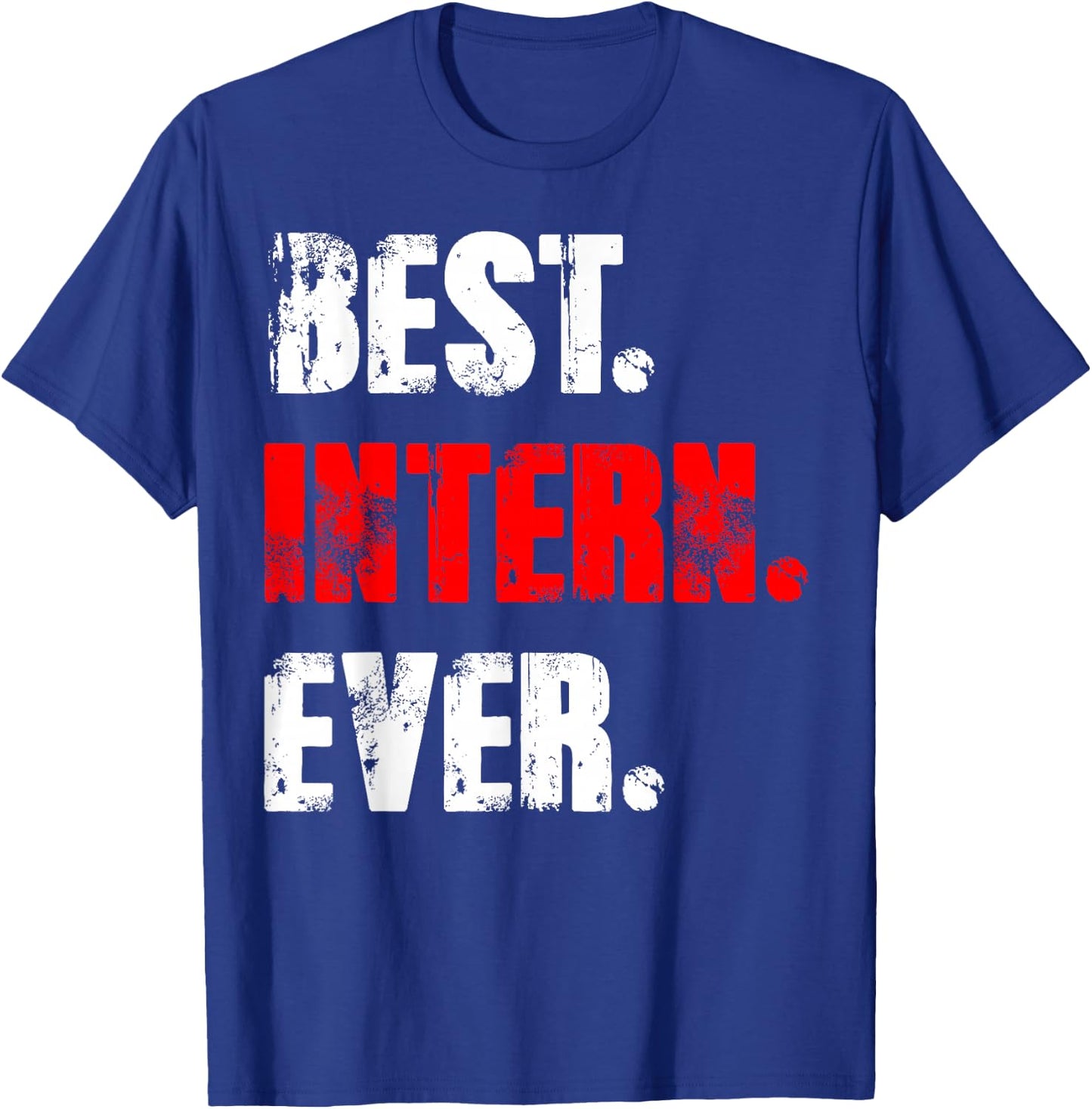 Best Intern Ever Work Assistant Internship T-Shirt - T-Shirt | Royal