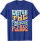 Funny Watch The Tramcar Please Retro Wildwood Fun Sunset T-Shirt - T-Shirt | Royal