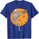 Lacrosse Skeleton Full Moon Sports Halloween Men Women T-Shirt - T-Shirt | Royal