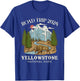 Road Trip 2024 Yellowstone National Park Wilderness Nature , Small, Black T-Shirt - T-Shirt | Royal