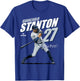 Giancarlo Stanton | New York Baseball Players | MLBGSN3001 T-Shirt - T-Shirt | Royal