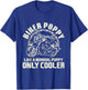 I'm A Biker Poppy Motorcycle Gifts For Father's Day Men T-Shirt - T-Shirt | Royal