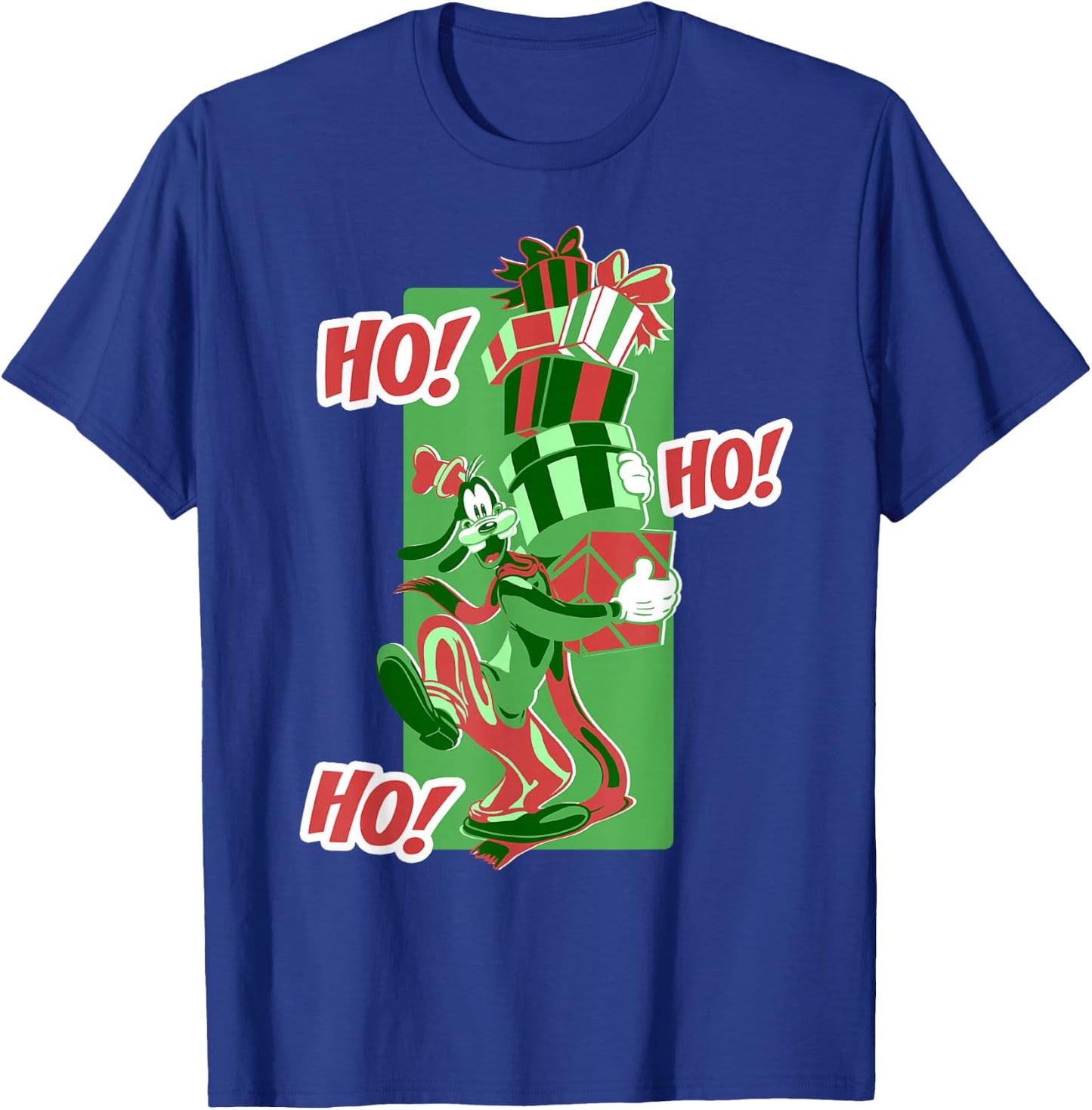 Disney Goofy Ho Ho Ho Christmas Portrait T-Shirt - T-Shirt | Royal
