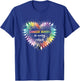 Cancer Sucks in Every Color Cancer Awareness Ribbons Heart T-Shirt - T-Shirt | Royal