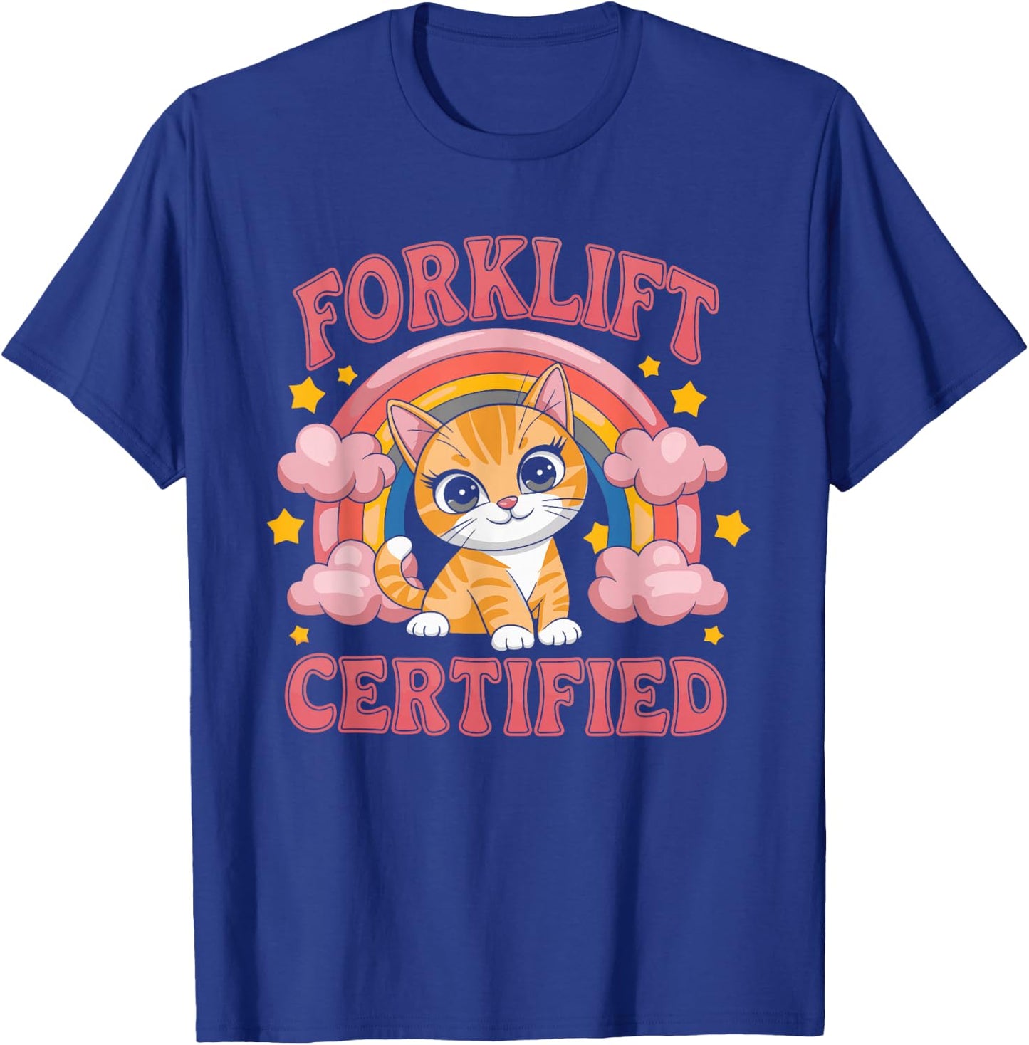 Forklift Certified T-Shirt - T-Shirt | Royal