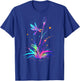 Dandelion Puff Ball with Dragonfly T-Shirt - T-Shirt | Royal