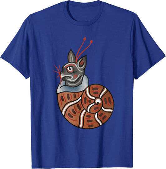 Cat-Snail - Medieval Marginalia Cat Snail - MargiKnights Women Kids T-Shirt - T-Shirt | Royal