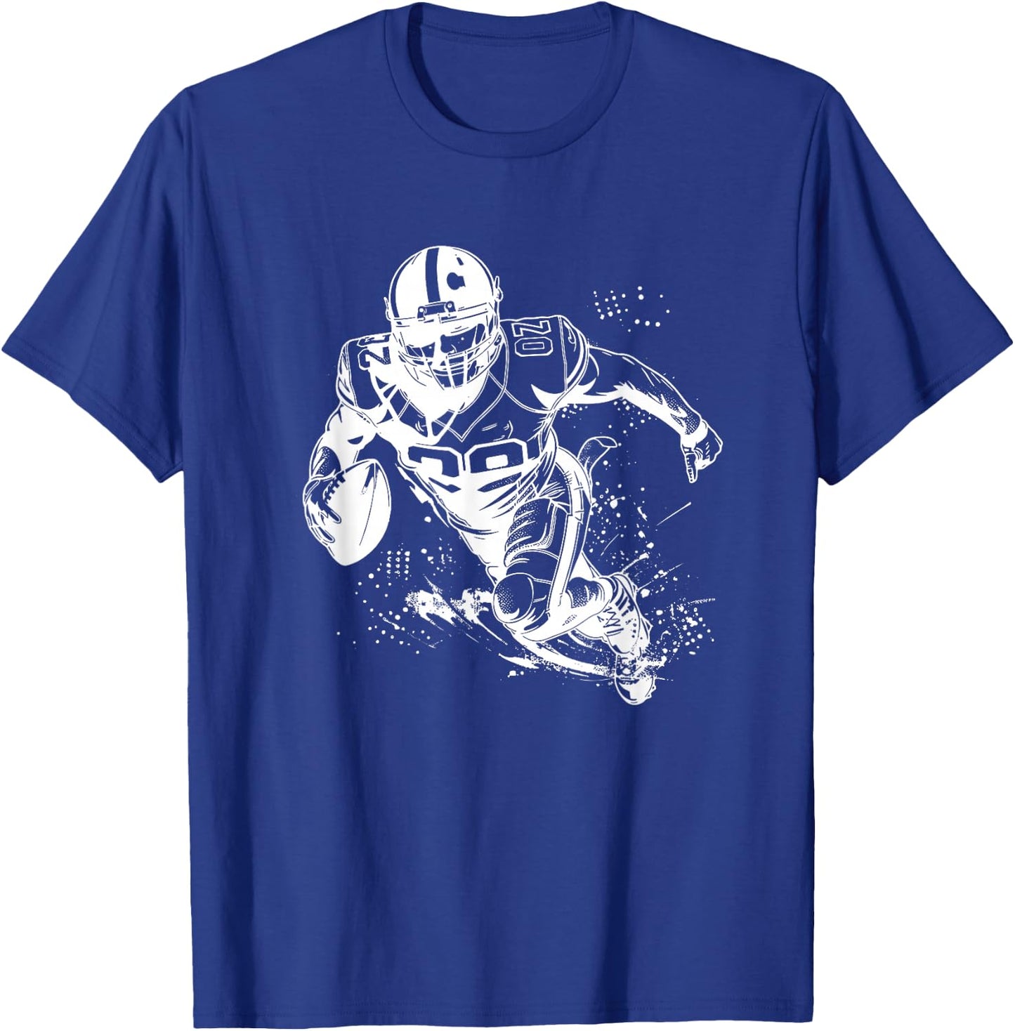 Football Player T-Shirt - T-Shirt | Royal