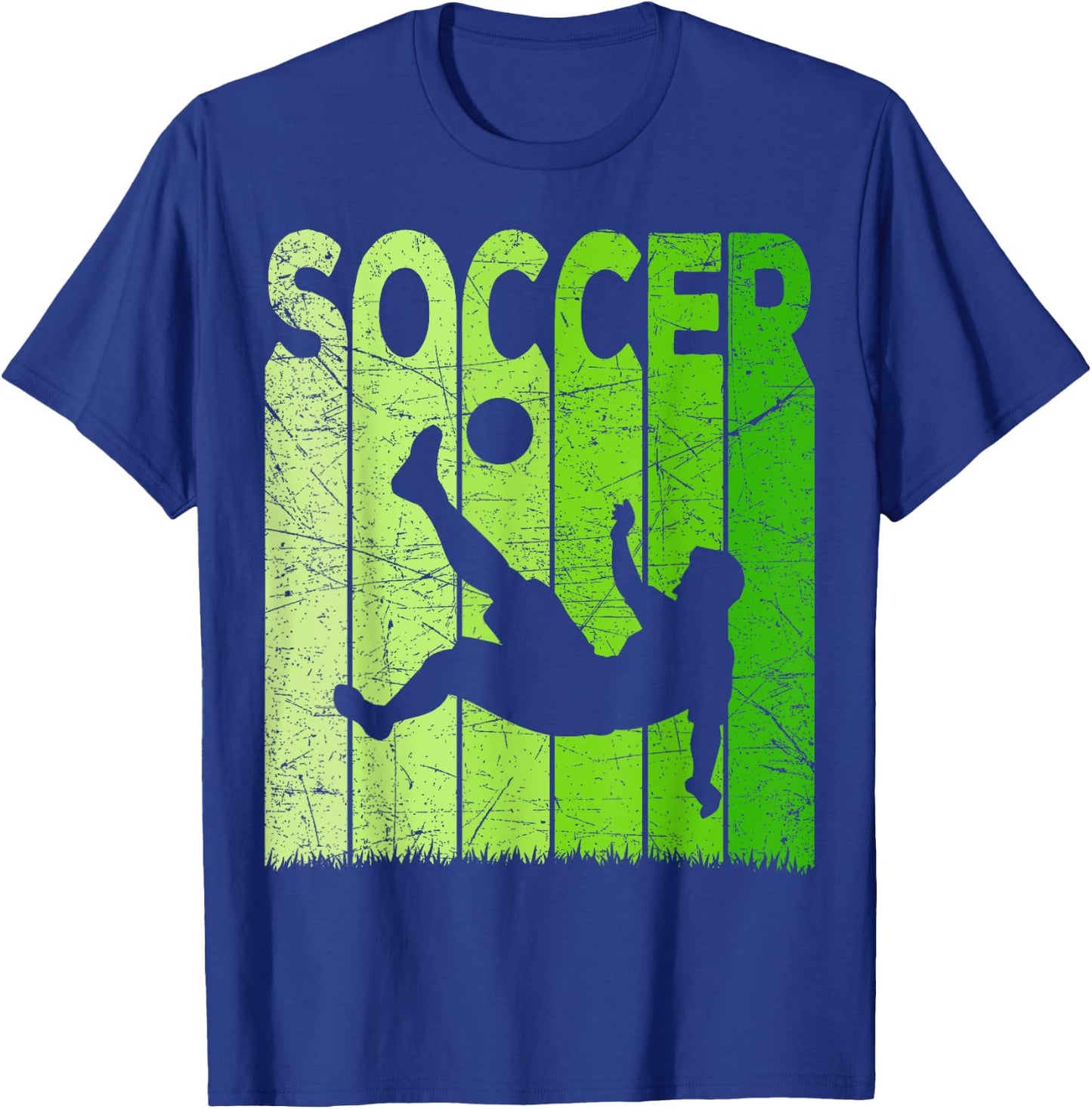Soccer Vintage Soccer Player Retro Soccer Lover T-Shirt - T-Shirt | Royal