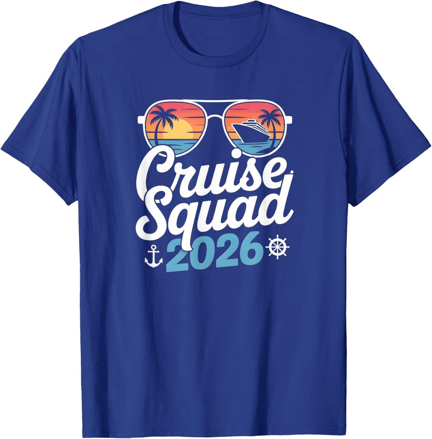 Cruise Squad 2026 Summer Vacation Matching Family Cruise T-Shirt - T-Shirt | Royal