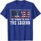 The Veteran The Myth The Legend Veteran Dad Gif T-Shirt - T-Shirt | Royal