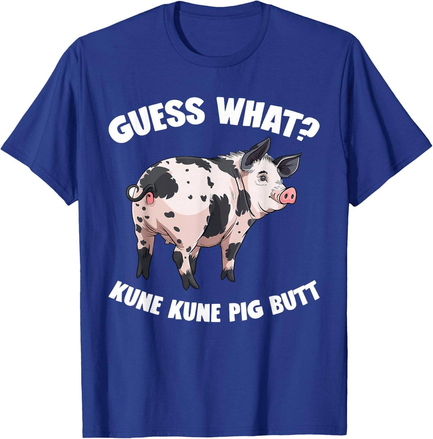 Kune Kune Pig Breeder Plush Stuffed Animal Kunekune Pig T-Shirt - T-Shirt | Royal