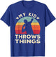 Track and Field Mom Shot Put Dad T-Shirt - T-Shirt | Royal
