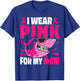 Shark I Wear Pink For My Mom Breast Cancer Awareness Boys T-Shirt - T-Shirt | Royal
