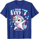 7th Birthday Girl Dabbing Unicorn Bruh I'm 7 Years Old Girls T-Shirt - T-Shirt | Royal