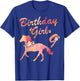 Horse Lover 9th Birthday For Girls Love Horses 9 Years Old T-Shirt - T-Shirt | Royal