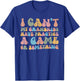 I Can't My Grandkids Have Practice A Game Or Something Retro T-Shirt - T-Shirt | Royal
