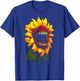 Sunflower Horror Sinister Sunflower Funny Humor Flower T-Shirt - T-Shirt | Royal