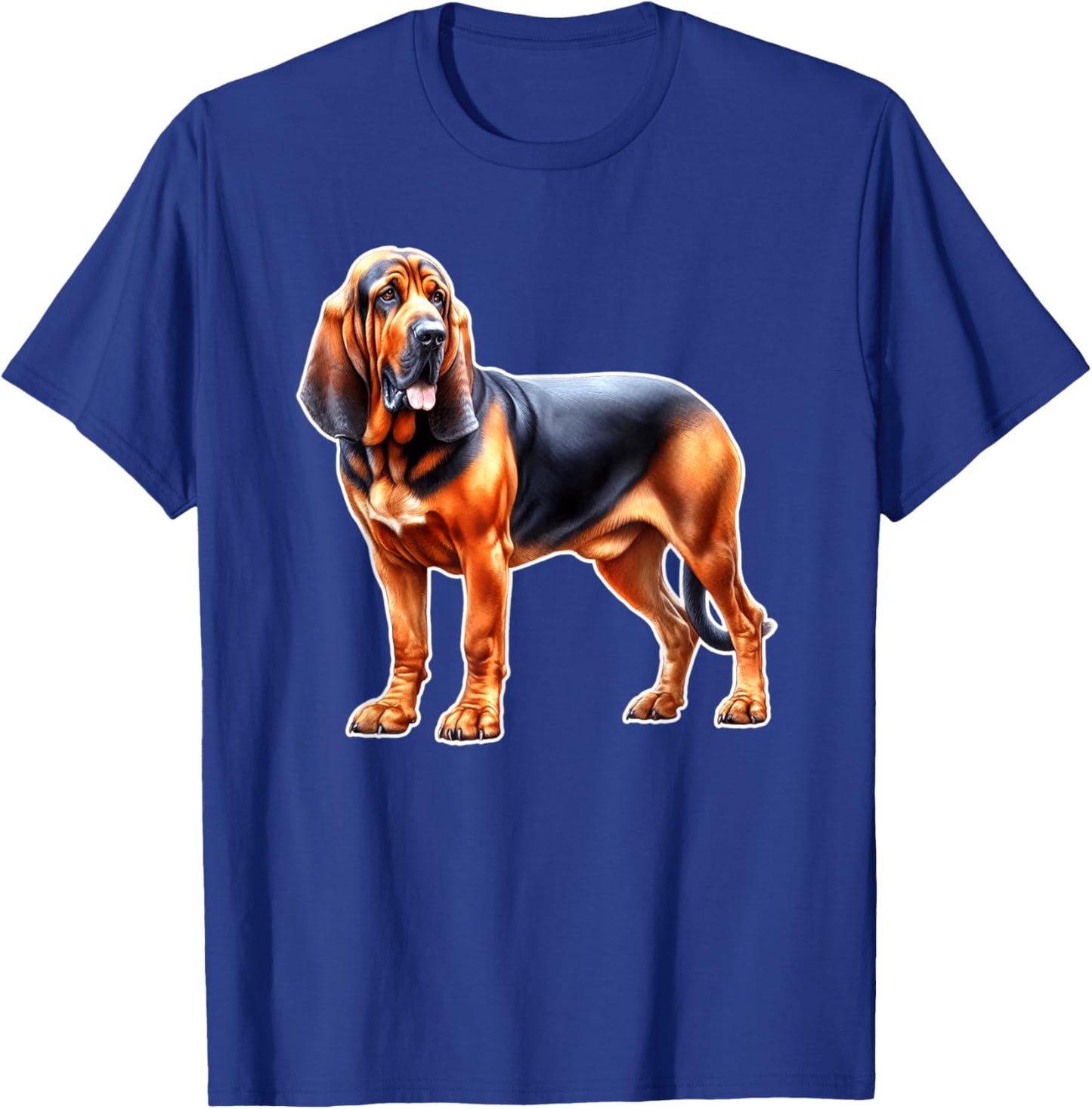 Bloodhound Dog T-Shirt - T-Shirt | Royal